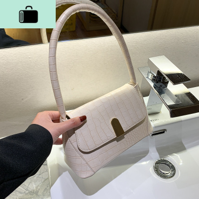 小众设计质感单肩小包包法式腋下包复古女包2020新款潮手提法棍包NEW LAKE女士单肩包