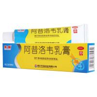 东信阿昔洛韦乳膏10g:0.3g/盒本品用于单纯疱疹或带状疱疹感染