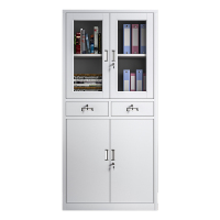 汉诺鑫威凭证柜会计收纳柜财务档案柜资料柜加厚文件柜办公室带锁铁皮柜二斗器械柜