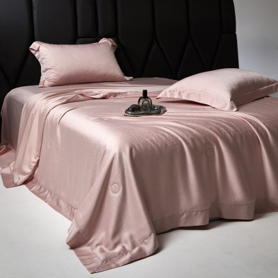 正品莱赛尔天丝100%纯蚕丝空调被夏凉被可水洗凉感夏被四件套