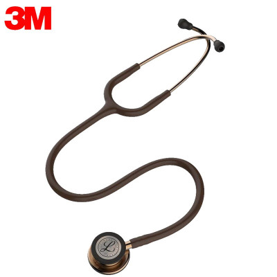 3M听诊器Littmann通用双面型第三代听诊器双头双膜片变频成人儿童学生听诊器医生专用5809限定巧克力金