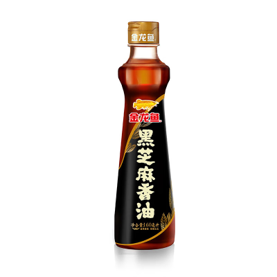 金龙鱼黑芝麻香油160ml 玻璃瓶 纯芝麻油