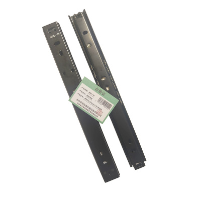 鸣扬一赫 抽屉滑道 黑钢20寸50cm/三节/普通款 副