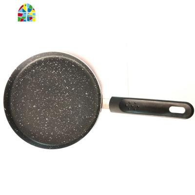 不粘锅平底锅8寸班戟锅千层蛋糕锅披萨牛排煎锅可丽饼锅烘焙模具 FENGHOU 24cm红色8寸麦饭石