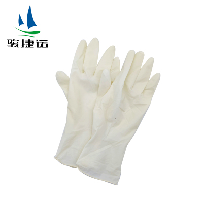 骏捷诺乳白色乳胶手套75g/双