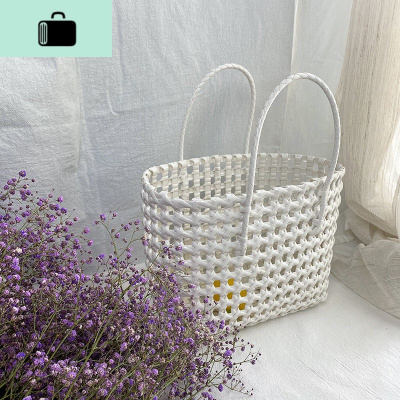 2020新款网红ins编织包旅游度假沙滩包手提镂空大包包菜篮子女包NEW LAKE女士单肩包