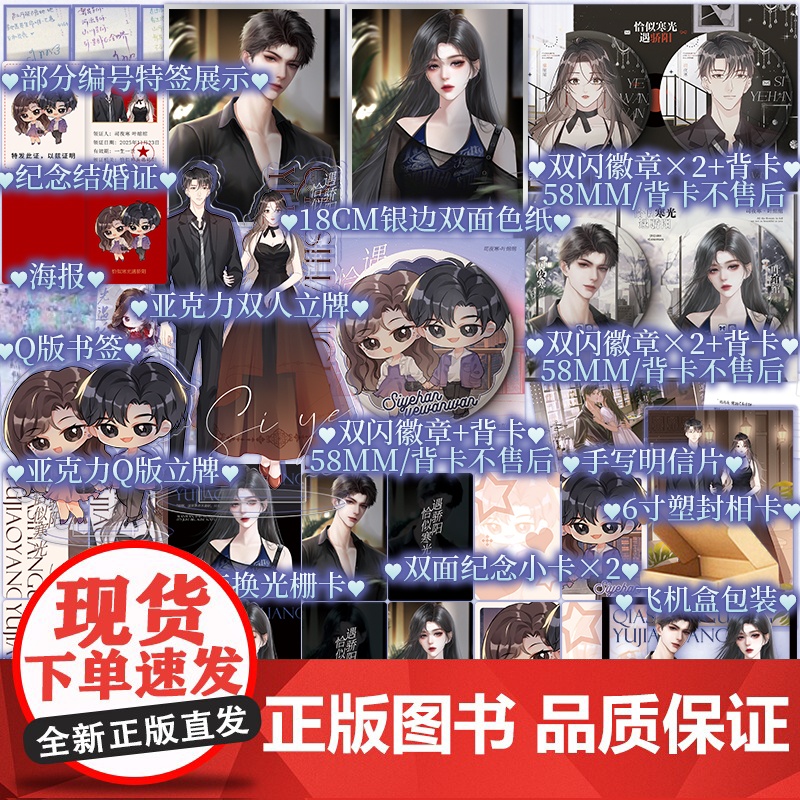 恰似寒光遇骄阳:全两册 囧囧有妖 司夜寒x叶绾绾 许你万丈光芒好同作者 青春小说实体书新视角正版