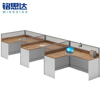 铭思达屏风工位三人4.2米张
