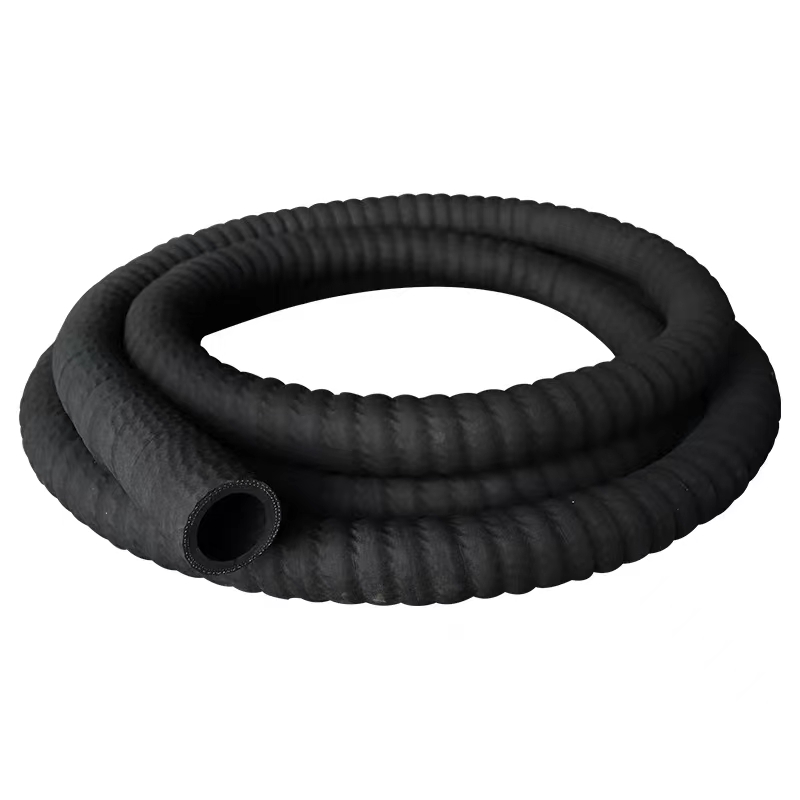 盛京联硕 橡胶钢丝管吸水引水钢丝缠绕橡胶管 内径102mm[4寸]10米根