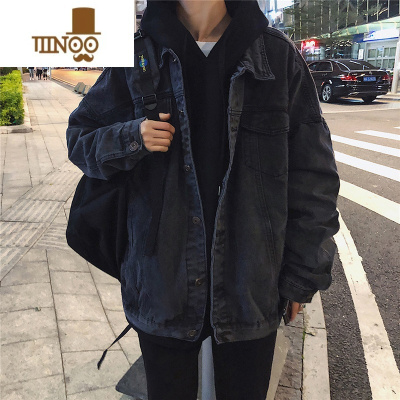 YANXU工装牛仔外套男春季潮流休闲日系百搭夹克宽松痞帅ins高街上衣