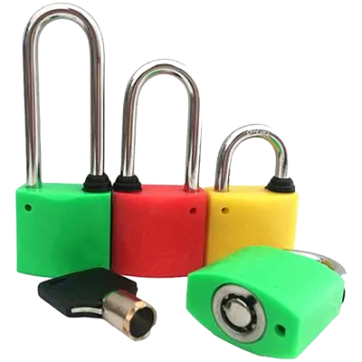 中电鼎润 ZD-30H 30mm*20mm 单通开塑钢挂锁 (计价单位:个)黄色