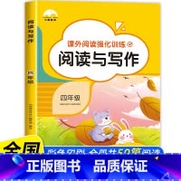 阅读与写作 小学四年级 [正版]阅读与写作小学四年级阅读理解训练题语文专项训练书籍人教版课外强化阶梯 4下册上册同步练习