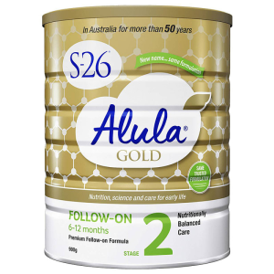 原装进口 新西兰惠氏S26 Wyeth alula铂金装婴幼儿奶粉2段(6-12个月)900g