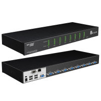 迈拓维矩MT-9108UP kvm切换器8口lcd19英寸多电脑切换器8进1出远程ip访问控制