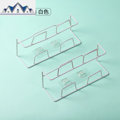 浴室拖鞋架卫生间壁挂墙上挂架鞋架厕所后鞋挂免打孔鞋子收纳架 三维工匠