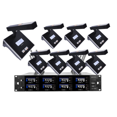 DEIYUS迪宇声US-800一拖八无线麦克风