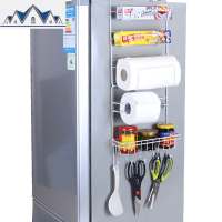 冰箱置物架侧挂架厨房用品调料架侧壁挂架挂件冰箱架侧面收纳架子 三维工匠