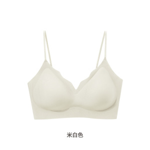 春夏新款舒适美背软支撑痕隐形内衣女无钢圈裹胸裸感侧收文胸罩