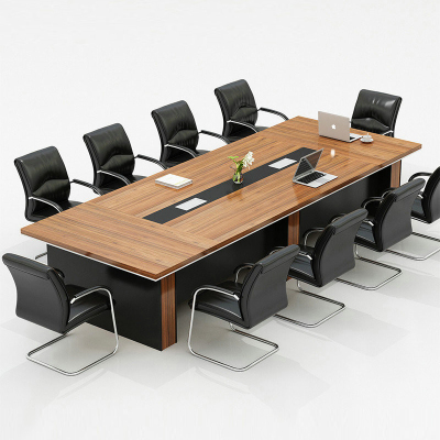 简约会议桌长桌加厚款办公桌培训开会长条桌椅组合