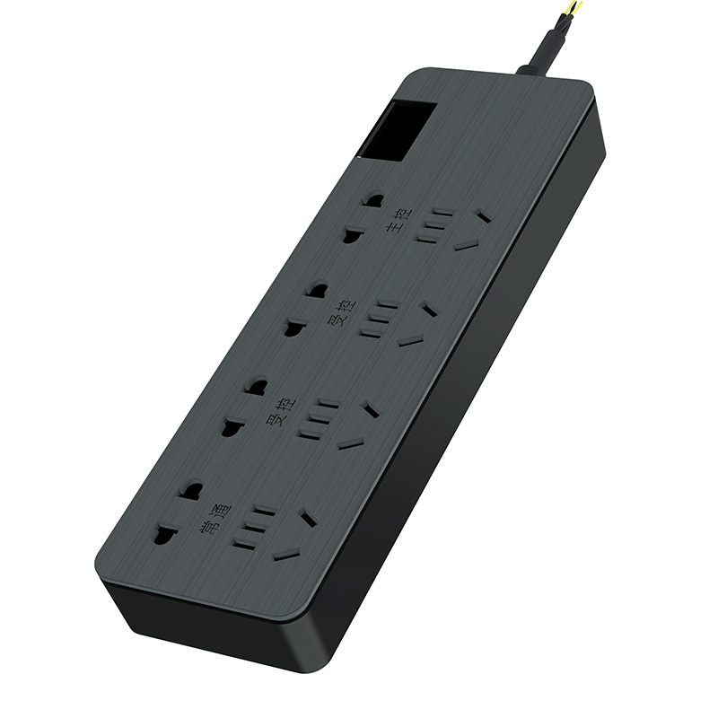 机专用插排红外语音智能伴侣遥控插座自动断电多孔接线板插线板红外版