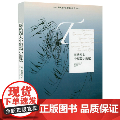 [5本38]屠格涅夫中短篇小说选 外国文学名著名译丛书书籍