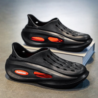 夏季新款5.0踩屎感洞洞鞋厚底增高透气舒适防滑户外沙滩时尚男鞋_440