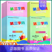 4本](语/数/英-人教版)+科学(教科版) 小学五年级 [正版]2024 暑假作业第三学期暑假衔接 小学一年级升二年级