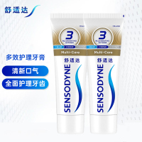 舒适达多效护理抗敏感牙膏180g*2支组合装 坚固牙釉质 预防蛀牙 帮助减少牙菌斑