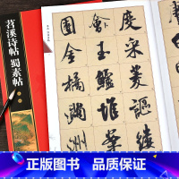 [正版] 米芾蜀素帖苕溪诗帖 名家墨宝选粹临帖放大本 原帖全文放大版崇文书局 行书入门临摹练字初学者全集毛笔字帖书法米