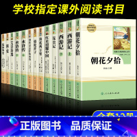 [全套12册]一站购全套赠考点手册 [正版]初中课外阅读书籍必读十二本人教版 初中生七八九年级上下册 初一二三朝花夕拾海