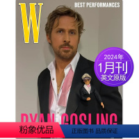 2024年1月刊封面B(Ryan-Gosling) [正版]单期W The Art Issue 2023/24年 美国女