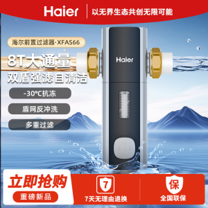 海尔前置过滤器旋风反冲洗8T大通量 双盾强滤自清洁-30°C抗冻多重过滤