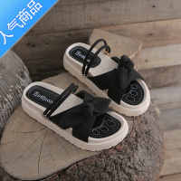 SUNTEK两穿凉鞋女夏外穿2023年新款ins潮配裙子厚底仙女风罗马沙滩拖鞋