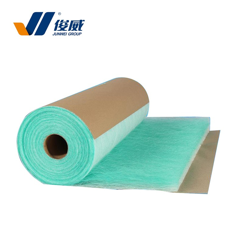 俊威-绿白色玻纤漆雾毡过滤棉厚度8CM 1m*20m/卷(20平方)