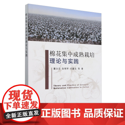 棉花集中成熟栽培理论与实践 董合忠 张艳军 代建龙 编 9787109326293 中国农业出版社