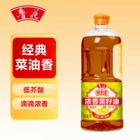 鲁花 厨中香浓香菜籽油1L 低芥酸菜籽油非转基因食用油