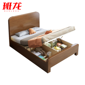 班龙气压床1.2*2.0米胡桃色张