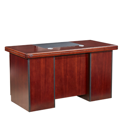 广亿隆油漆办公桌胡桃色职员办公台中式员工桌