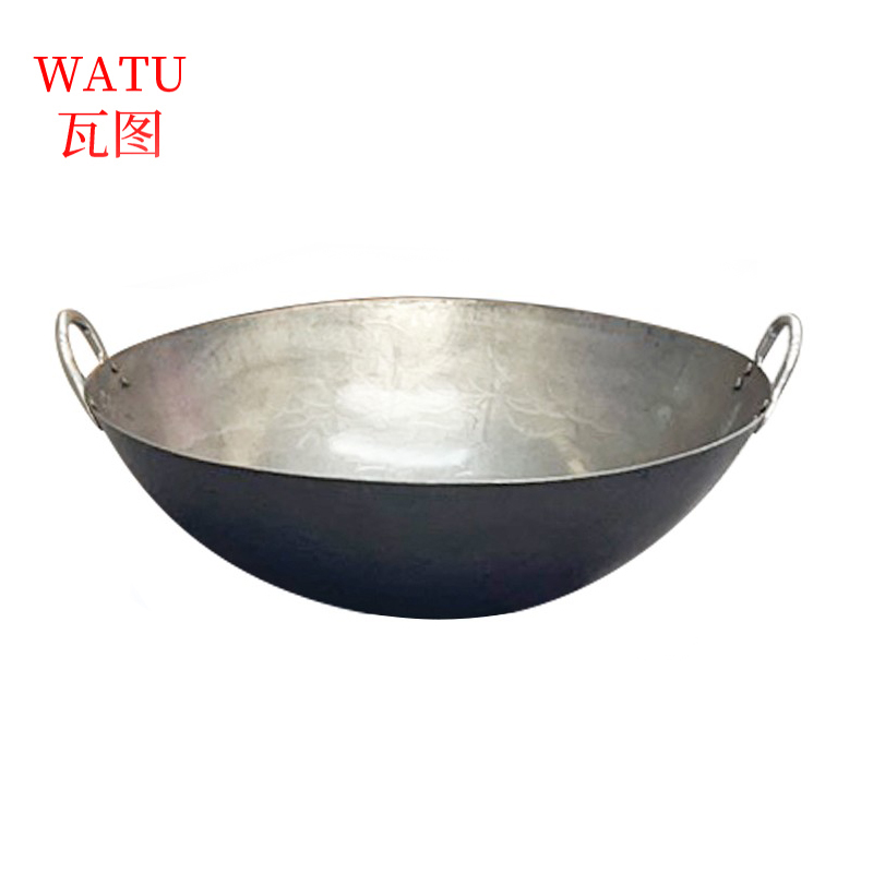 瓦图 双耳炒锅 燃气灶柴火灶铁锅 90cm 个