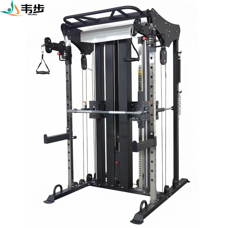 韦步WF-6000多功能史密斯机小飞鸟综合训练器家用商用龙门架多功能组合健身器材史密斯机单机