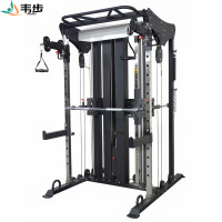 韦步WF-6000多功能史密斯机小飞鸟综合训练器家用商用龙门架多功能组合健身器材史密斯机单机
