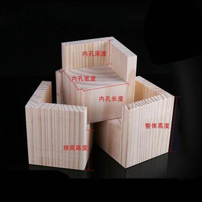 家柏饰(CORATED)KB床脚垫腿木块茶几脚垫高块实木支撑脚沙发脚桌腿加高垫柜脚 内8x8cm增高5cm/个