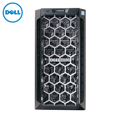 戴尔(DELL)PowerEdgeT440塔式服务器主机铜牌3204六核1.9G16G/1TSATA/H330/450W电源/三年联保服务
