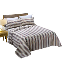 知布家芙蓉时尚水洗棉夏被双人195*220cm 条