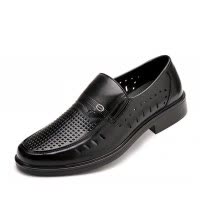 奥康男鞋商务正装皮鞋男士休闲鞋圆头套脚低帮皮鞋男单鞋