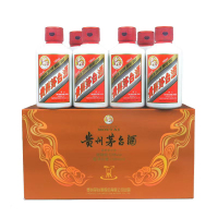 茅台飞天100ml*6瓶 53度酱香型白酒 生日礼盒