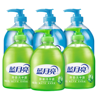 蓝月亮 洗手液组合套装 芦荟抑菌500g*3瓶+野菊花清爽500g*3瓶 芦荟抑菌滋润保湿 乳化油污 清爽润泽 厨卫两用