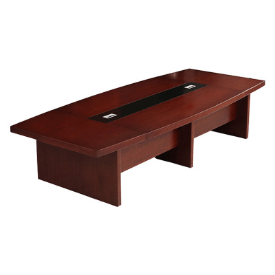 慧采云 办公家具会议桌长桌培训桌油漆实木贴皮洽谈桌会客接待桌办公桌3.5m