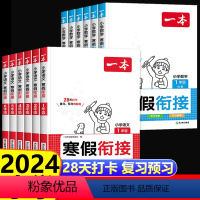 [语文]寒假衔接 小学一年级 [正版]2024春寒假衔接语文人教版 小学一二三四五六年级上册寒假作业预复习同步练习作业本