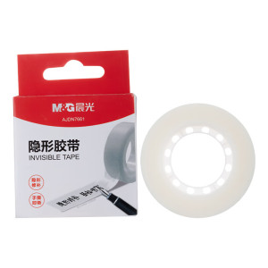 晨光 文具隐形胶带 开学必备学生书本修补易撕胶带 18mm*30y(27.42米/卷) 单卷装AJDN7661